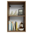 Ver imagem 4 de Armário Aéreo para Quarto 40 cm 2 Nichos Abertos Rustic Neo Madesa