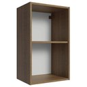 Ver imagem 1 de Armário Aéreo para Quarto 40 cm 2 Nichos Abertos Rustic Neo Madesa