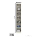 Ver imagem 2 de Armário 1 Porta Seletto Areia - Henn