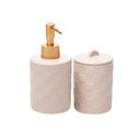 Ver imagem 1 de Cj 2 Pecas para Banheiro de Ceramica Chess Nude