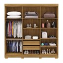 Ver imagem 2 de Guarda-roupa Alto 6 Portas 2 Gavetas Norway Nature