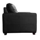 Ver imagem 6 de Sofá de Couro 3 Lugares Londres 206cm M06 Cor Preto 450 - Doce Sonho Móveis SOFÁ 2 LUGARES 3 LUGARES