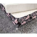 Ver imagem 2 de Saia Box Fit Cama Casal Capa com Elástico Malha Helanca Se Ajusta Ao Box 1 Pç Estampada:23 Flor Cinz