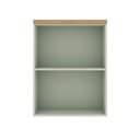 Ver imagem 2 de Armário Aéreo para Cozinha 1 Porta Provençal Iluminata Verde/Mint