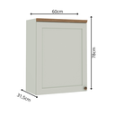 Ver imagem 3 de Armário Aéreo Para Cozinha 1 Porta Provençal Iluminata 