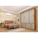 Ver imagem 4 de Guarda Roupa Casal Chicago 3 Portas 9 Gavetas S-espelho Tcil