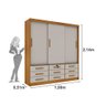 Guarda Roupa Casal Chicago 3 Portas 9 Gavetas S-espelho Tcil - 2