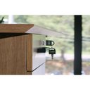 Ver imagem 7 de Mesa de Computador Me-4193 C/ 2 Gavetas (1 C/ Chave) Amêndoa/preto - Tecno Mobili