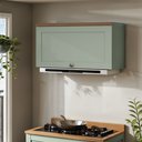 Ver imagem 1 de Armário Aéreo Basculante Para Cozinha 1 Porta Provençal Iluminata 