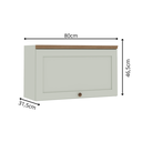 Ver imagem 3 de Armário Aéreo Basculante Para Cozinha 1 Porta Provençal Iluminata 