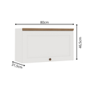 Ver imagem 3 de Armário Aéreo Basculante para Cozinha 1 Porta Provençal Iluminata Branco