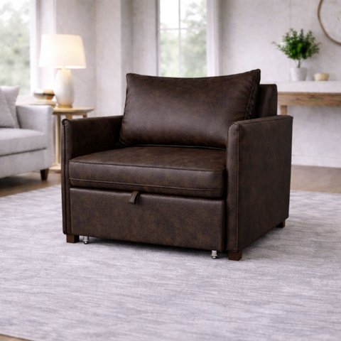 Poltrona Cama Mônica Corino Modena Decorativa Confortável Moderna Sala Quarto Recepção