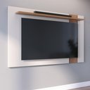 Ver imagem 1 de Painel para TV Leme 70" 160-180cm MDP Extensivo Off White Matte Freijó