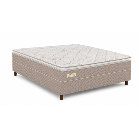 Cama Box Casal com Colchão Ávila Molas Ensacadas Pillow (138x188x63) Umaflex