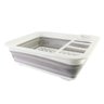 Escorredor de Louça Retrátil Dobrável Silicone Prato Talher - 6
