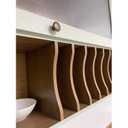 Ver imagem 5 de Armário Aéreo para Cozinha com Porta de Vidro Provençal Iluminata Verde/Mint