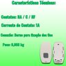 Botoeira Simples Linha Prime com Fio Ipec - Branco - 6