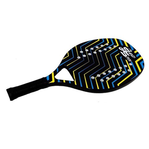 Raquete de Beach Tennis Sand Spin Aloha Azul - Azul