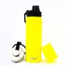 Garrafa Térmica 650ml 24h Gelado 12h Quente - Várias Cores Amarelo Neon - 3