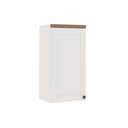 Ver imagem 2 de Armário Aéreo para Cozinha 1 Porta Provençal Iluminata Branco