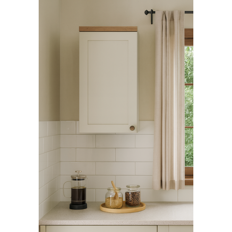 Armário Aéreo para Cozinha 1 Porta Provençal Iluminata 