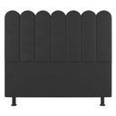 Ver imagem 2 de Cabeceira Cama Box Solteiro Lana 100cm Linho Cinza - Desk Design