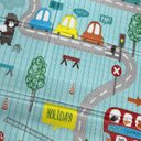 Ver imagem 2 de Tapete Infantil Criança Bebe Tatame Grande Dupla Face Emborrachado Macio Dobravel Brincadeira Antide