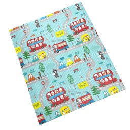 Tapete Infantil Criança Bebe Tatame Grande Dupla Face Emborrachado Macio Dobravel Brincadeira Antide - 3