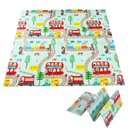 Ver imagem 1 de Tapete Infantil Criança Bebe Tatame Grande Dupla Face Emborrachado Macio Dobravel Brincadeira Antide