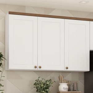 Armário Aéreo Para Cozinha 3 Portas Provençais Iluminata 