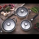 Ver imagem 2 de Jogo de Panelas Solar Silicone Aço Inox de Indução 5 Peças - Tramontina 65120/040