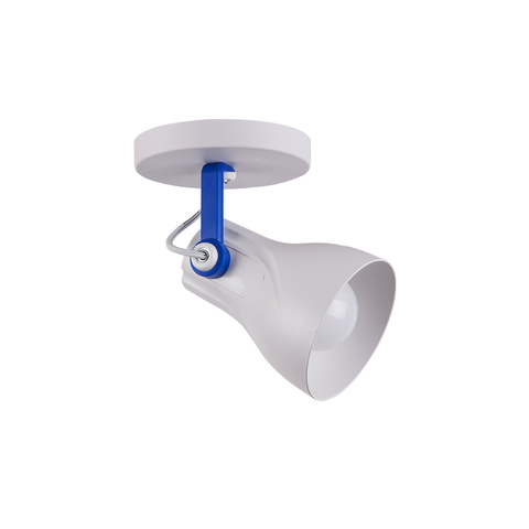 Luminária de Teto Spot Direcionável Octa Plus1 Lâmpada Praia Litoral E27 Bivolt:Azul/110V/220V