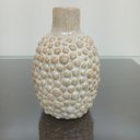 Ver imagem 2 de Vaso Decorativo de Cerâmica Bege 15x10x10cm Enfeite Sala Mesa Estante Aparador