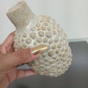 Ver imagem 3 de Vaso Decorativo de Cerâmica Bege 15x10x10cm Enfeite Sala Mesa Estante Aparador