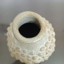 Ver imagem 5 de Vaso Decorativo de Cerâmica Bege 15x10x10cm Enfeite Sala Mesa Estante Aparador
