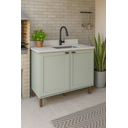 Ver imagem 1 de Balcão Para Cozinha 2 Portas Provençais sem Tampo Iluminata 