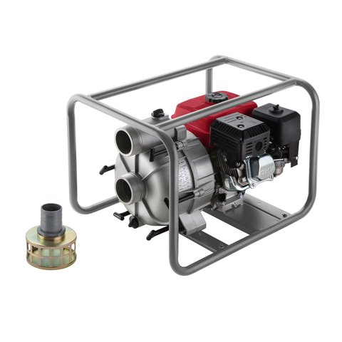 Motobomba Autoescorvante À Gasolina B4T-704 6,5CV 3 pol. Branco Vermelho