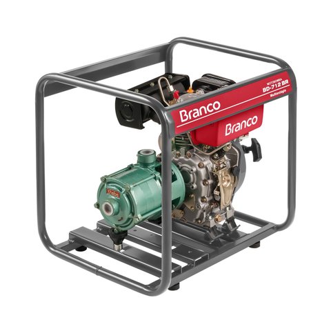 Motobomba Multiestágio 1 x 1 Pol. 5,5CV Partida Manual B4T 712