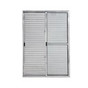 Ver imagem 1 de Porta de Alumínio de Correr 3 Folhas Com Trinco Lado Esquerdo 210x150cm Brilhante Allo Esquadrias