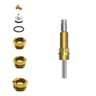 Kit Reparo Salva Registro Pressão Chuveiro Universal Metal Dourado-claro - 1