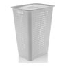 Cesto Grande Roupas Sujas Com Tampa Lavabo Banheiro Marca Ou - 1