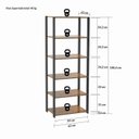 Ver imagem 4 de Guarda-Roupas Closet Mod Siena 264cm 4 Gavetas 2 Cabideiros e 12 Prateleiras Yescasa