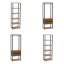 Ver imagem 2 de Guarda-Roupas Closet Mod Siena 264cm 4 Gavetas 2 Cabideiros e 12 Prateleiras Yescasa