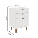 Ver imagem 3 de Balcão para Cozinha 3 Gavetas sem Tampo Iluminata