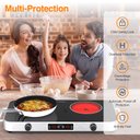 Ver imagem 6 de Vbgk Cooktop Elétrico 2200w, 2 Bocas, Controle de Botão, 110v, com Timer