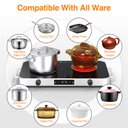 Ver imagem 4 de Vbgk Cooktop Elétrico 2200w, 2 Bocas, Controle de Botão, 110v, com Timer