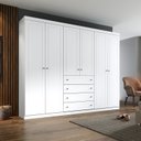 Ver imagem 1 de Guarda Roupa Casal 6 Portas 4 Gavetas Mississipi 