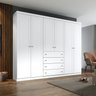 Guarda Roupa Casal 6 Portas 4 Gavetas Mississipi  - 1