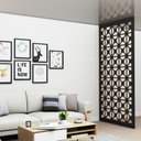 Ver imagem 1 de Painel Vazado Divisória Mdf Madrid Preto - 0,90x2,60m
