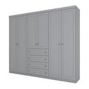 Ver imagem 4 de Guarda Roupa Casal 6 Portas 4 Gavetas Mississipi